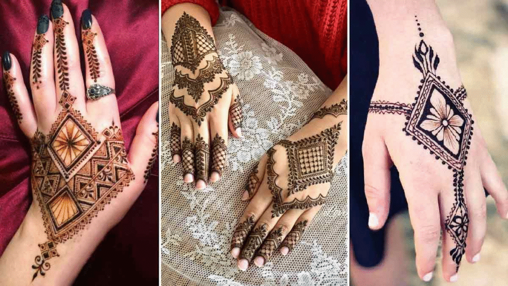 Intricate Geometric Mehndi Designs