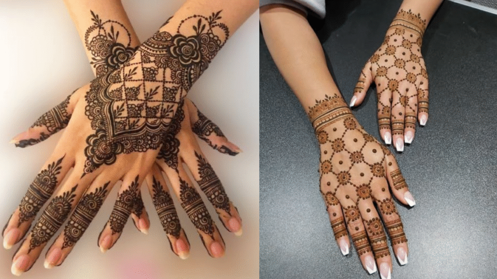 Intricate Geometric Mehndi Designs