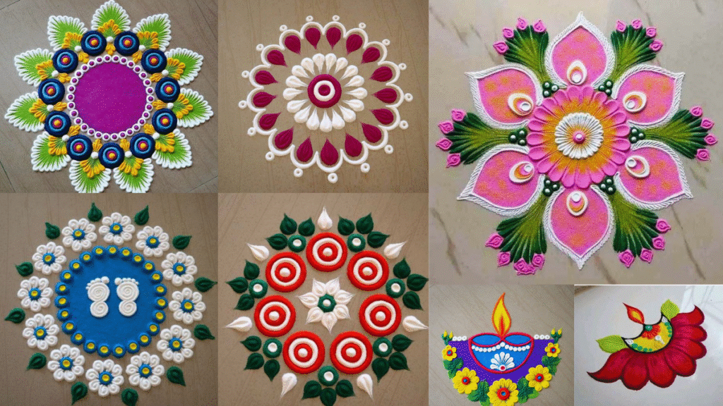 Latest Navratri Rangoli 2025
