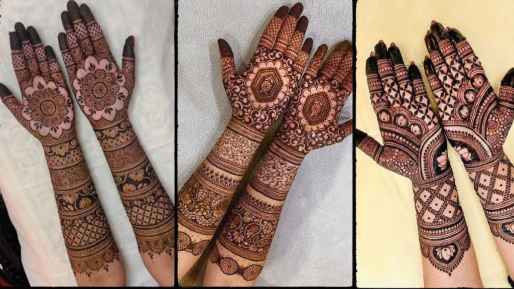 Navarahtri festival mehndi design