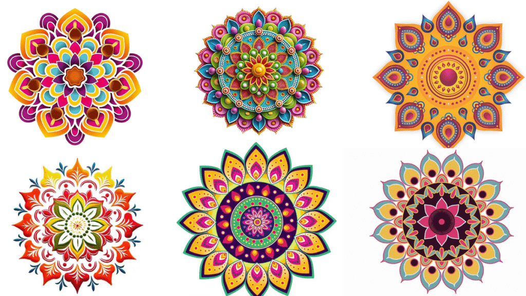 Latest Navratri Rangoli 2025