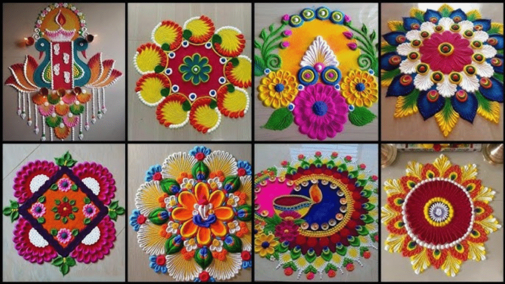 Navratri rangoli Design 2025