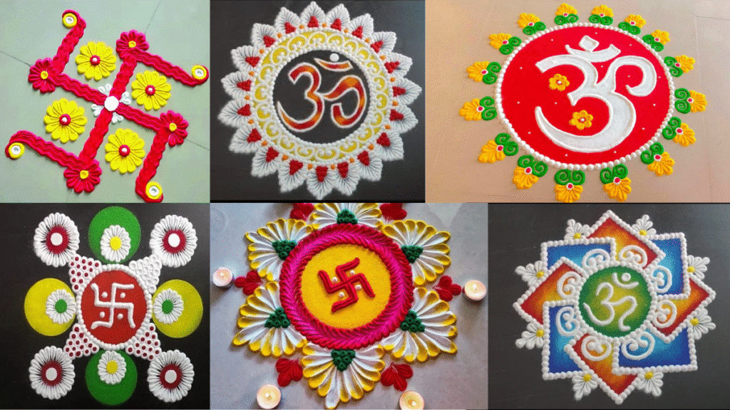 Navratri rangoli Design 2025