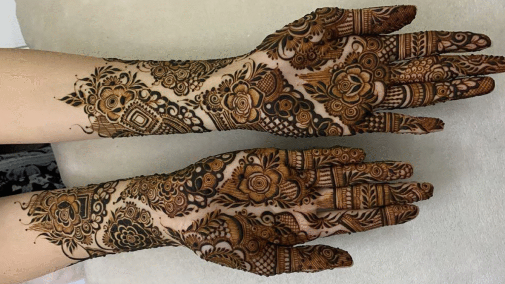 Intricate Geometric Mehndi Designs