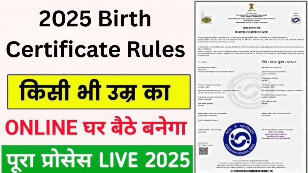 2025 Birth Certificate Rules