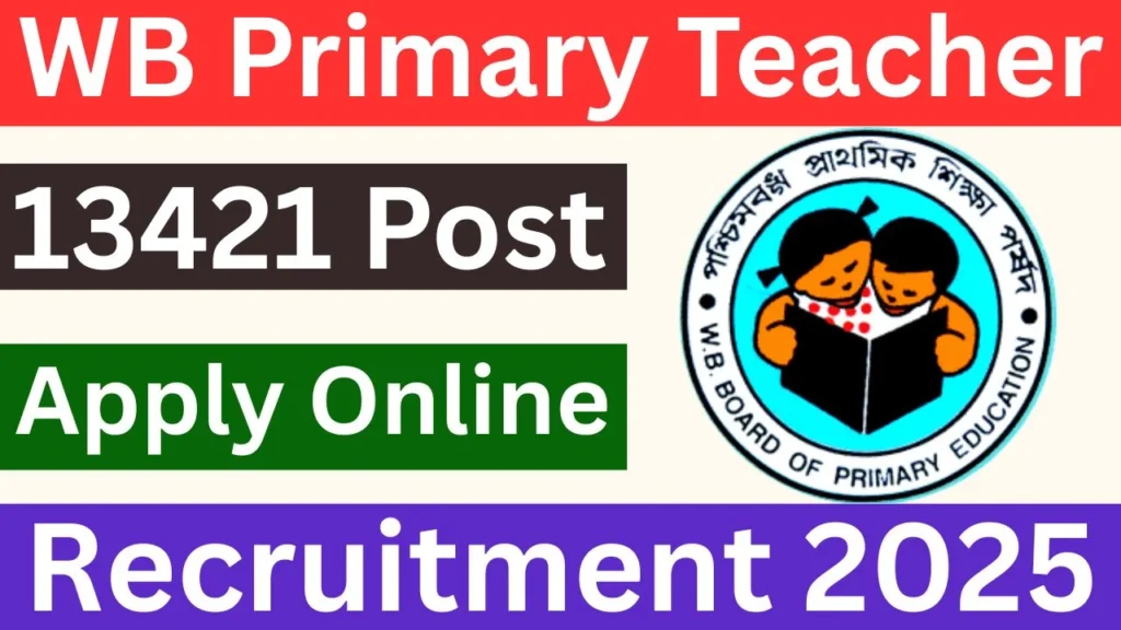 WB Primary Teacher Recruitment 2025