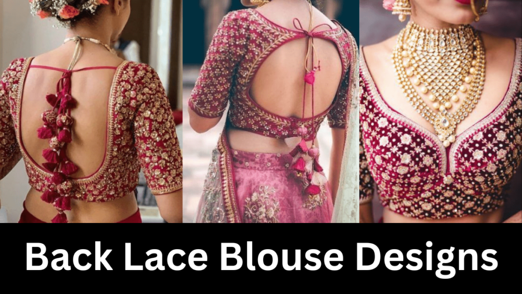 Back Lace Blouse Designs