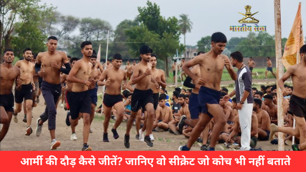 आर्मी की दौड़ कैसे 