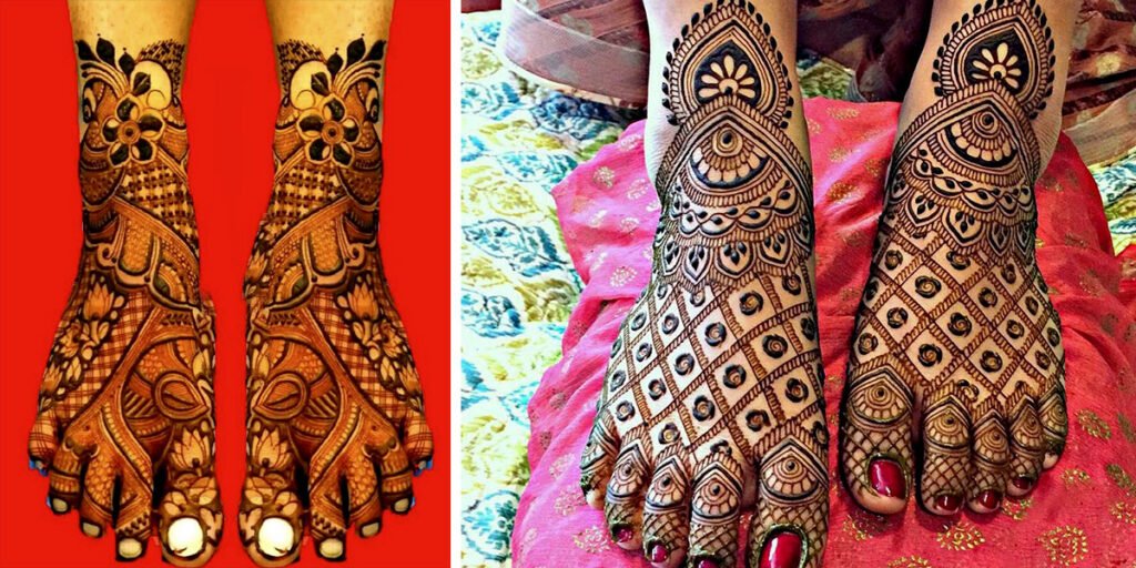 Bridal Foot Mehndi Designs