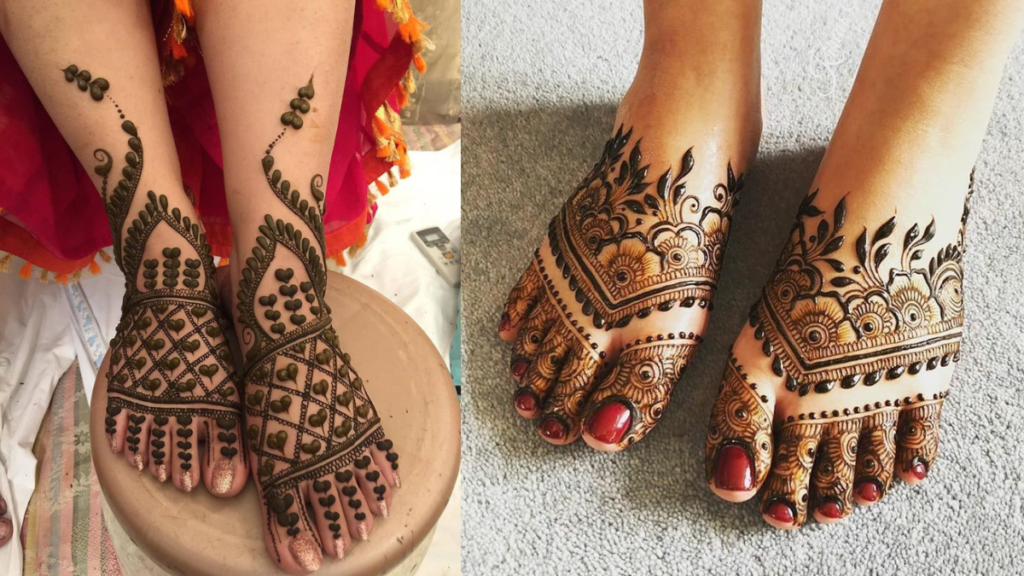 Best Leg Mehndi Designs
