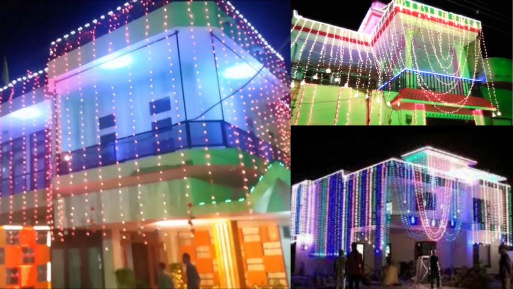 Diwali Outdoor Lighting Ideas  : दीवाली के लिए घर की बाहर की सजावट में लाइट्स