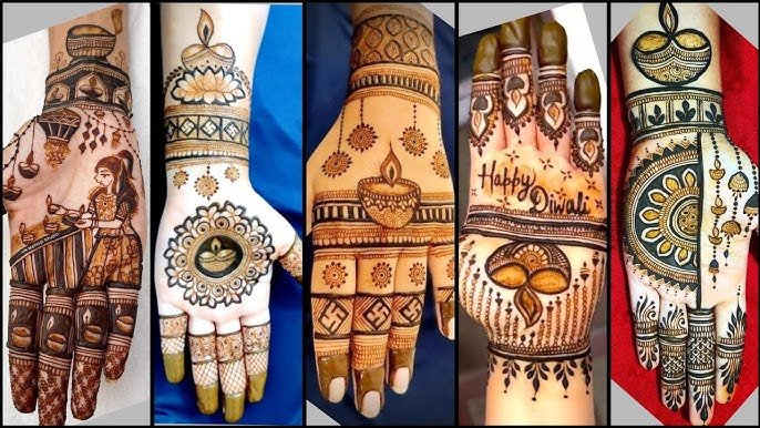 Mehdni Design in Diwali