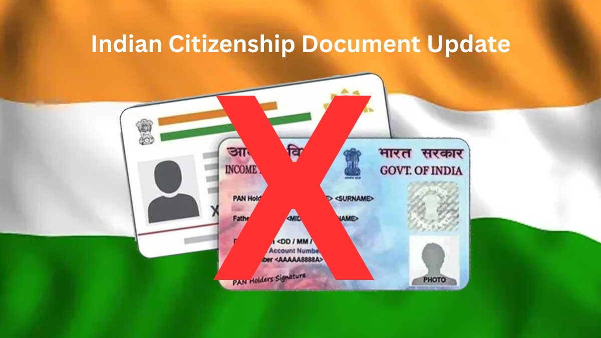 Indian Citizenship Document Update