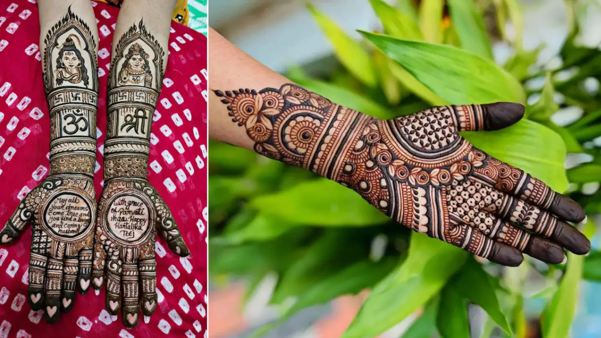 Hartalika Teej Simple Mehndi