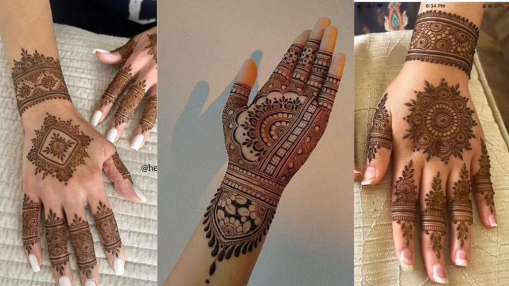 Arabic Back Hand Mehndi