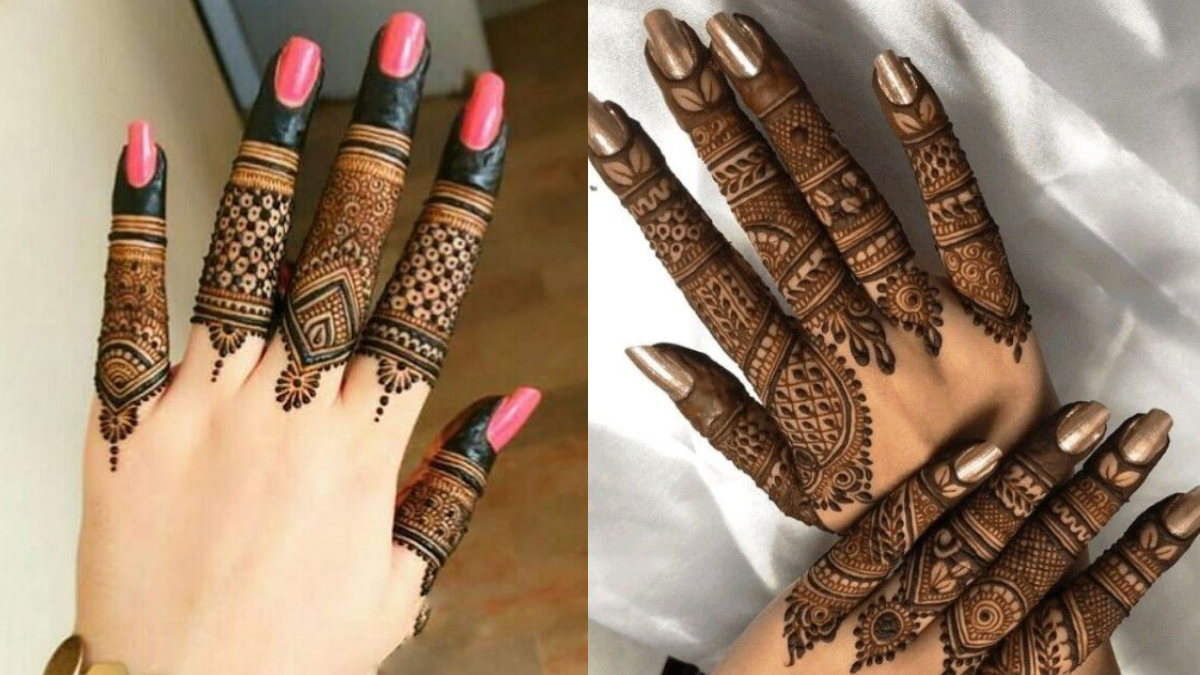 Stylish Finger Mehndi