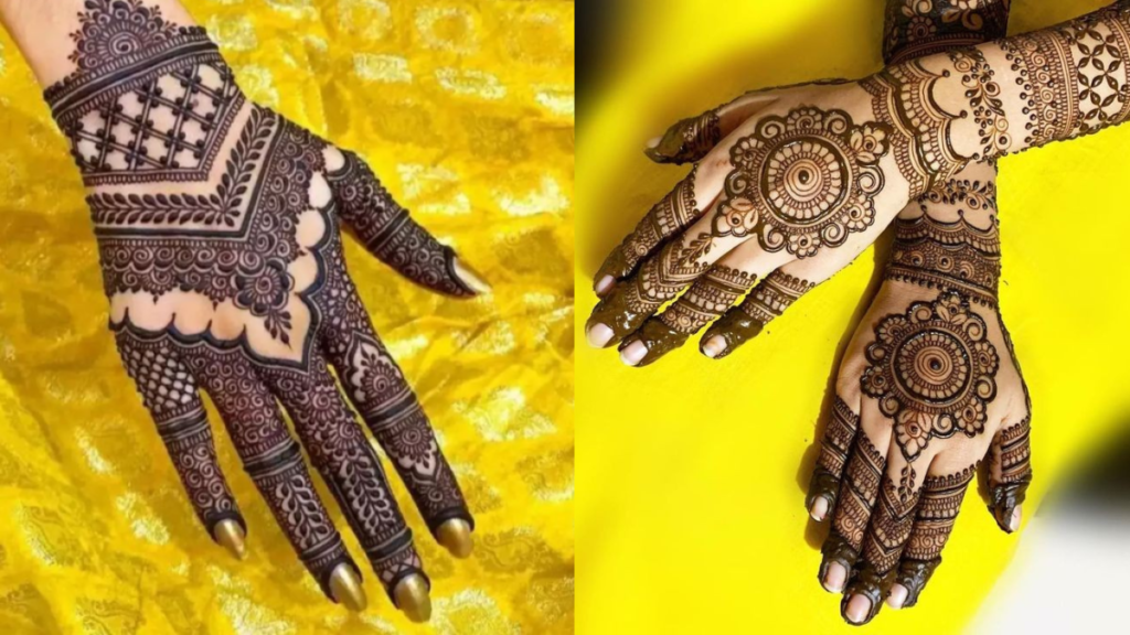 Arabic Back Hand Mehndi