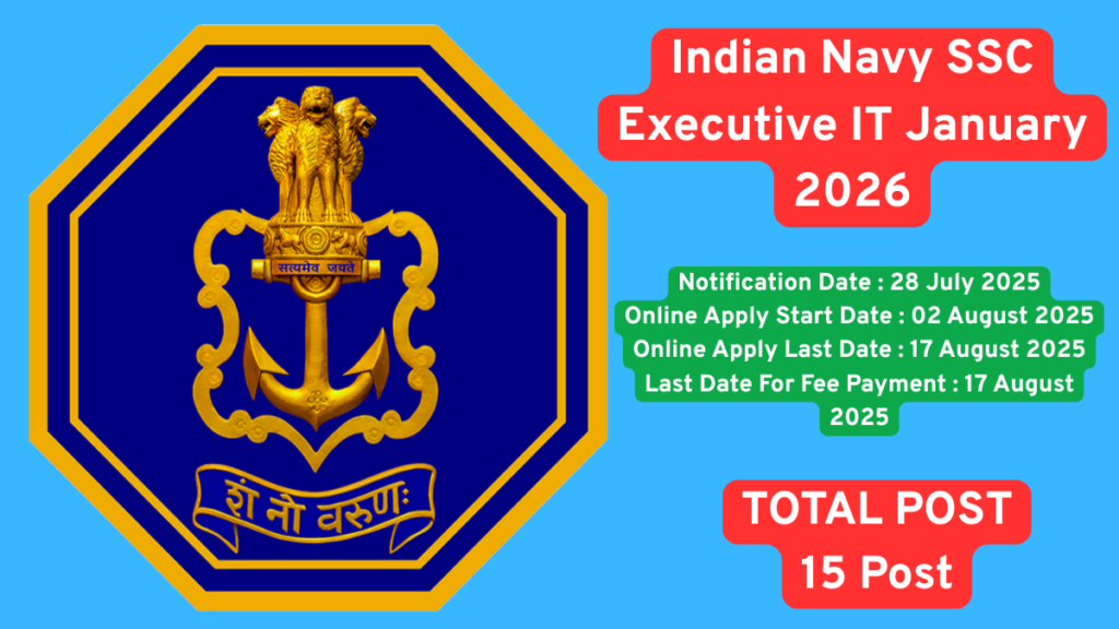 Indian Navy SSC Executive
