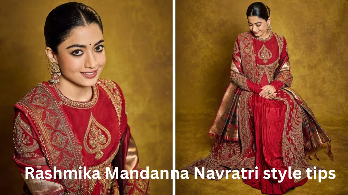 Rashmika Mandanna Navratri style