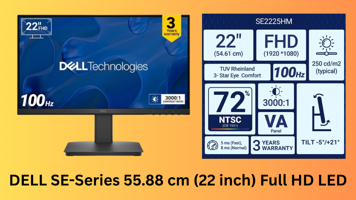 Dell SE2222H 22 Inch Full HD Monitor
