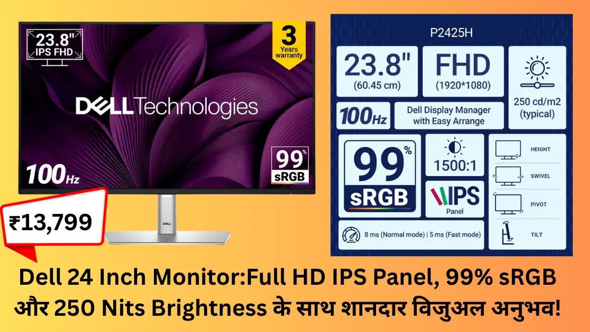 Dell 24 Inch Monitor Full HD