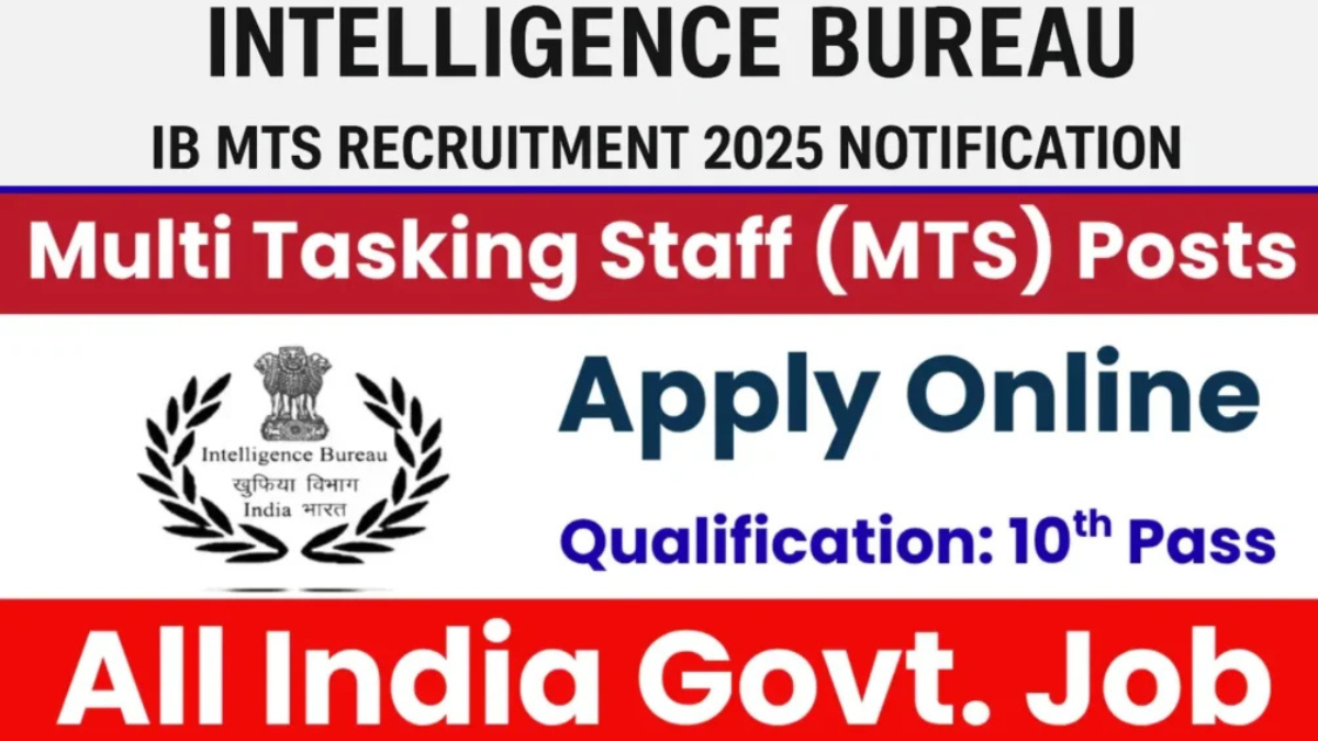 IB MTS Recruitment 2025