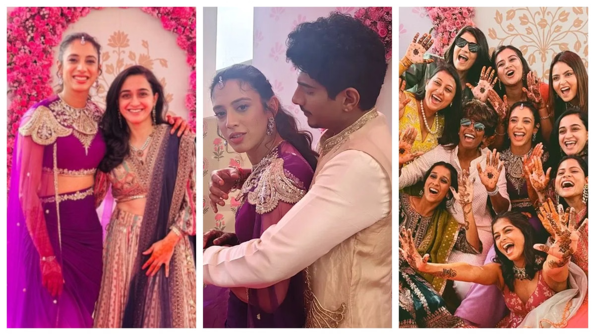 Smriti-Palash Mehndi