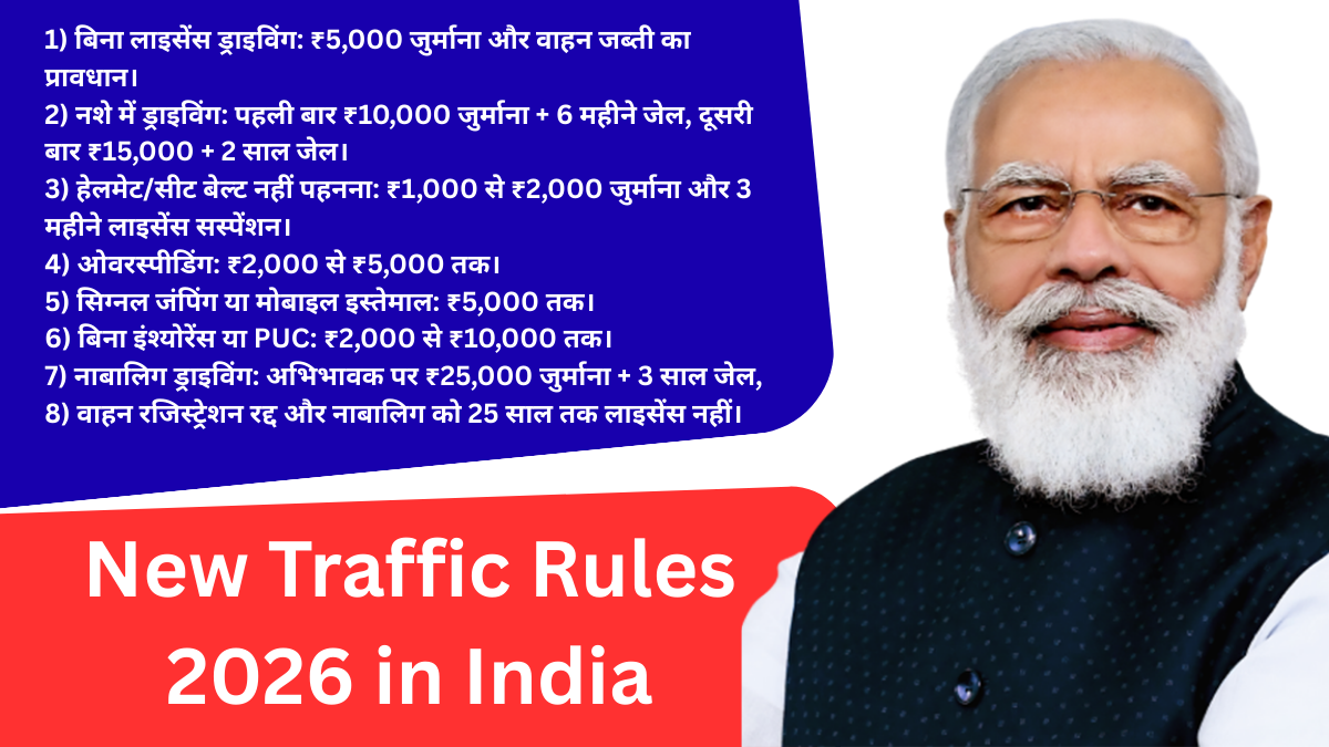 2026 New Traffic Rules in India
