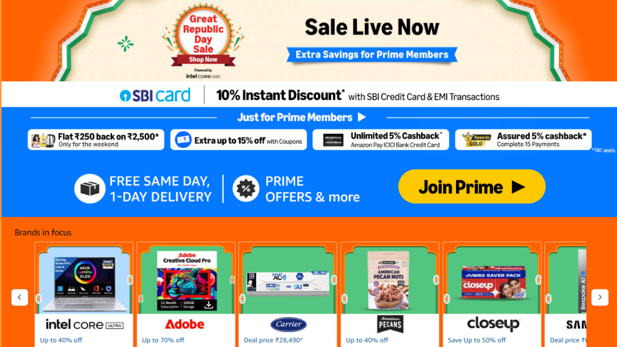 Amazon Great Republic Day Sale 2026