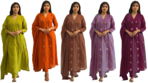 ANNI Designer Rayon Viscose Kurta Set