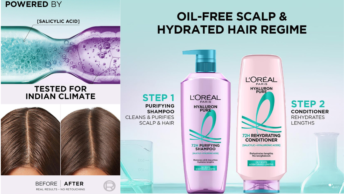 LOreal Paris Hyaluron Pure 72H Shampoo