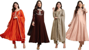 MOKOSH Silk Anarkali Set