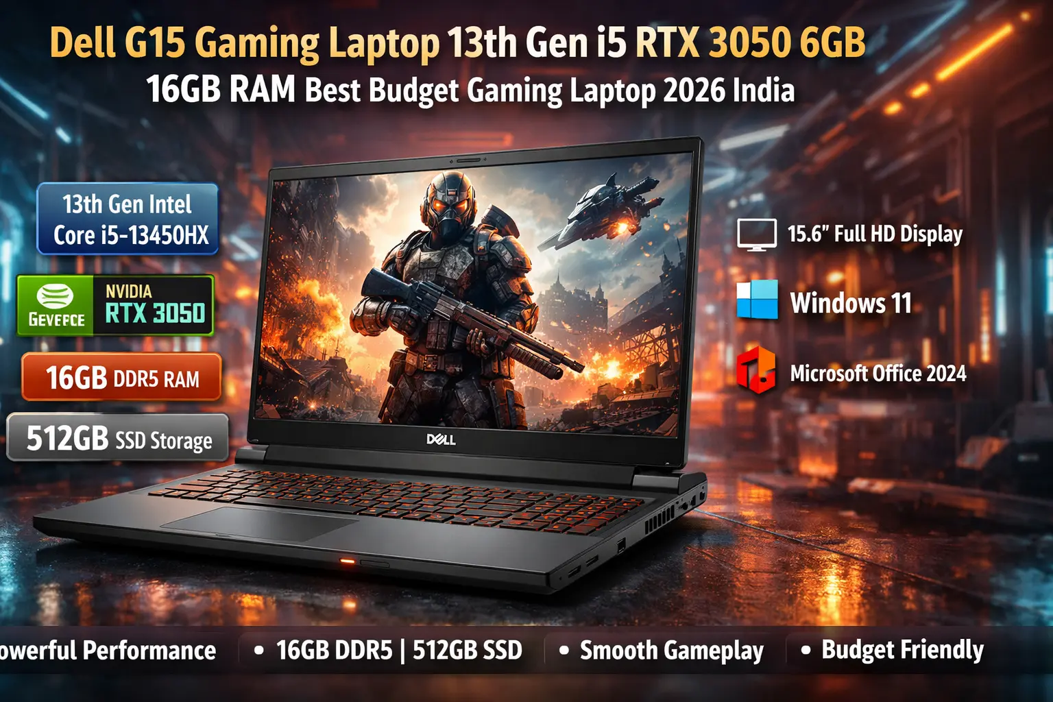 Dell G15 RTX Gaming Laptop
