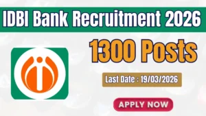 IDBI Bank Assistant Manager Recruitment 2026 (Grade A) के तहत 200 पदों पर भर्ती के लिए ऑनलाइन आवेदन शुरू हो गए