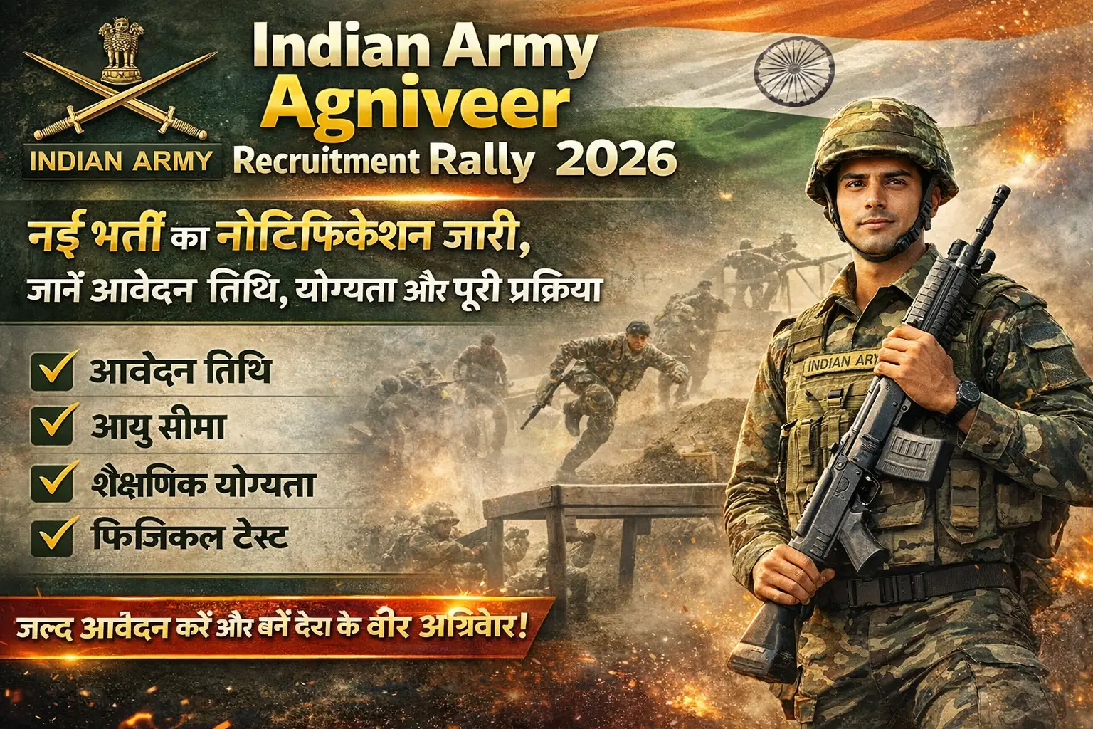 Indian Army Agniveer Recruitment Rally Notification 2026