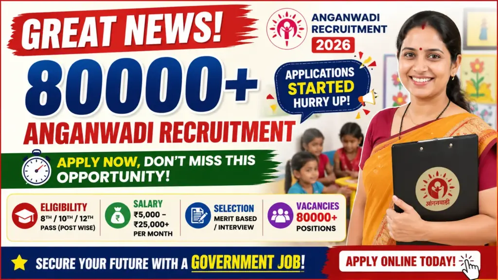 Anganwadi Bharti 2026