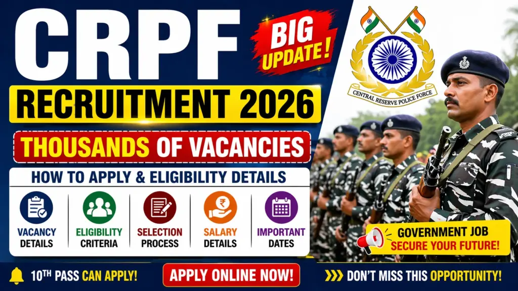 CRPF Bharti 2026