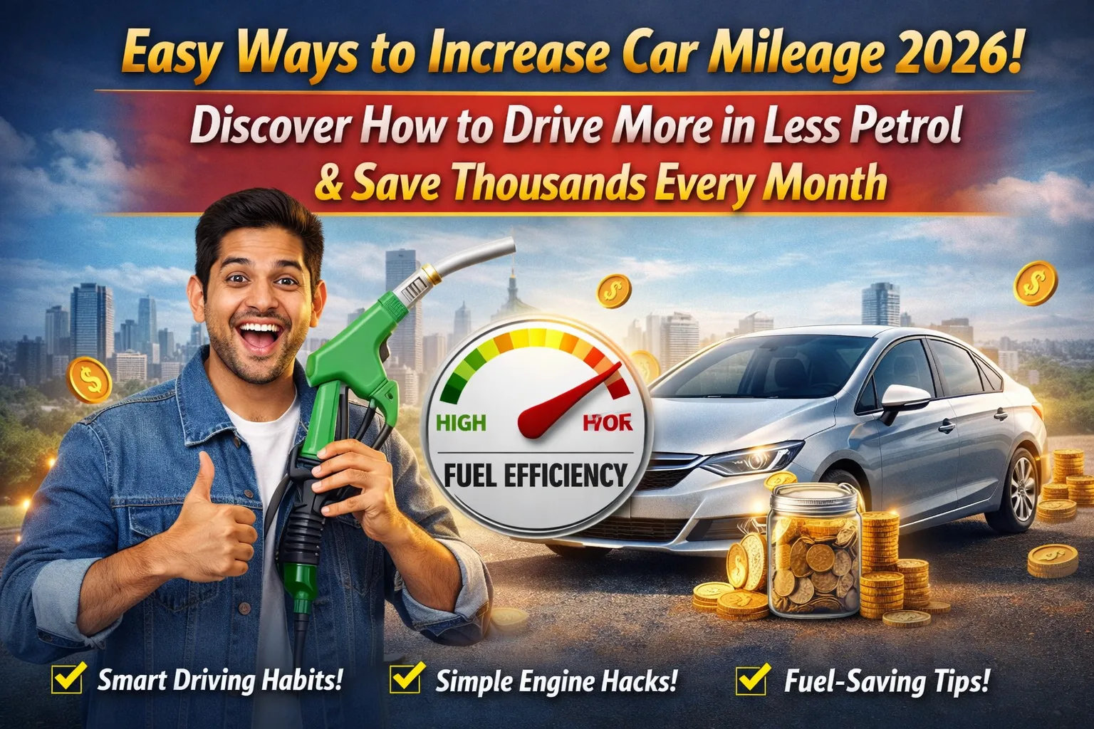 Car Mileage Kaise Badhaye