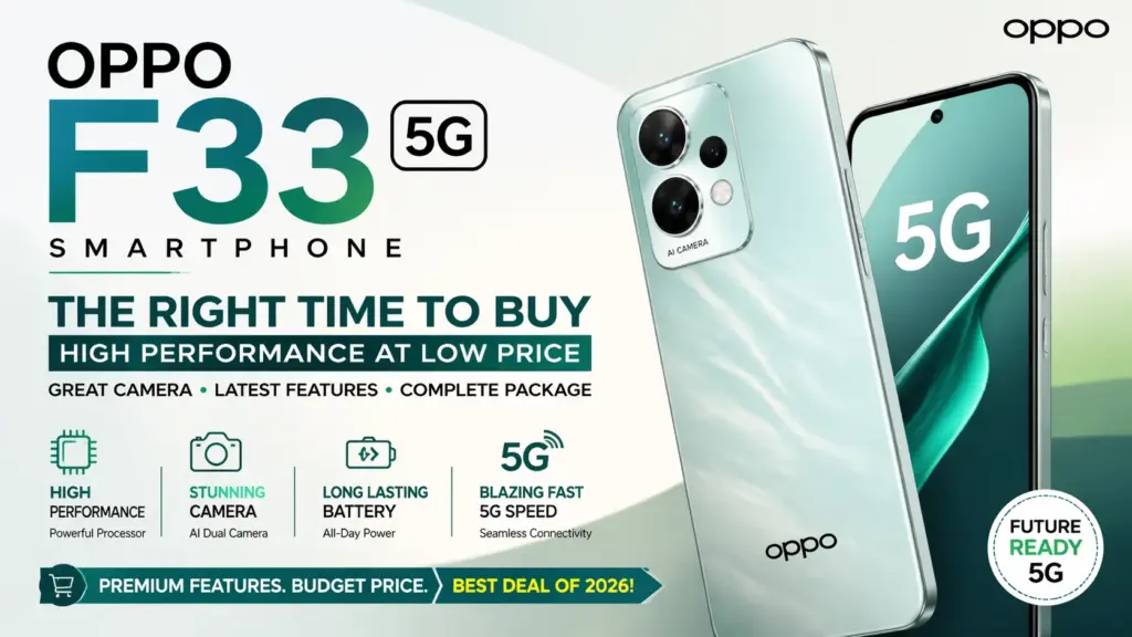 Oppo F33 5G Smartphone 2026