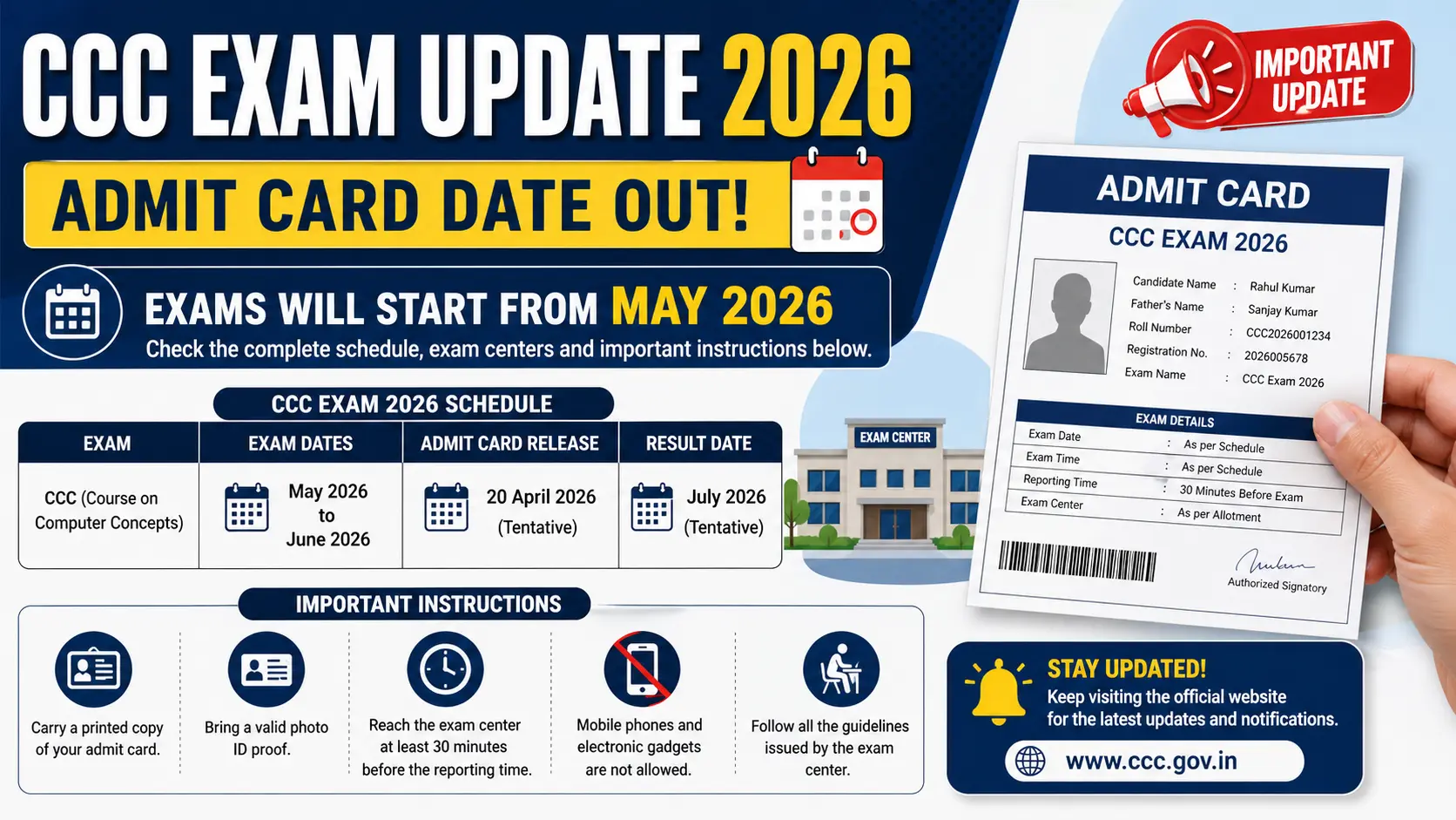 CCC Exam Update 2026