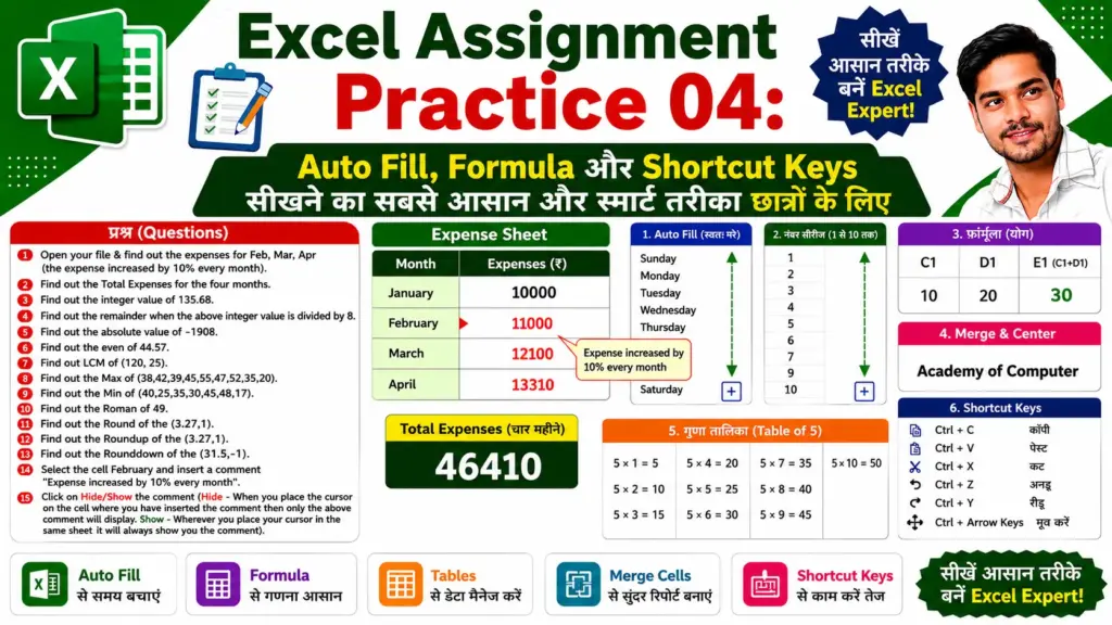 Excel Assignment Practice 04