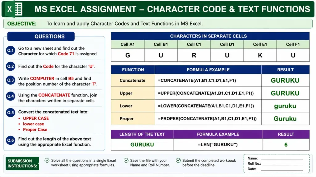 Excel Assignment Practice 07