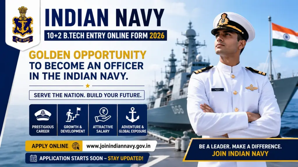 Navy BTech Admission 2026
