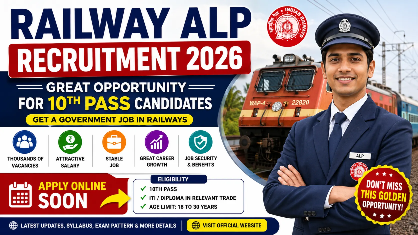 Railway ALP Recruitment 2026