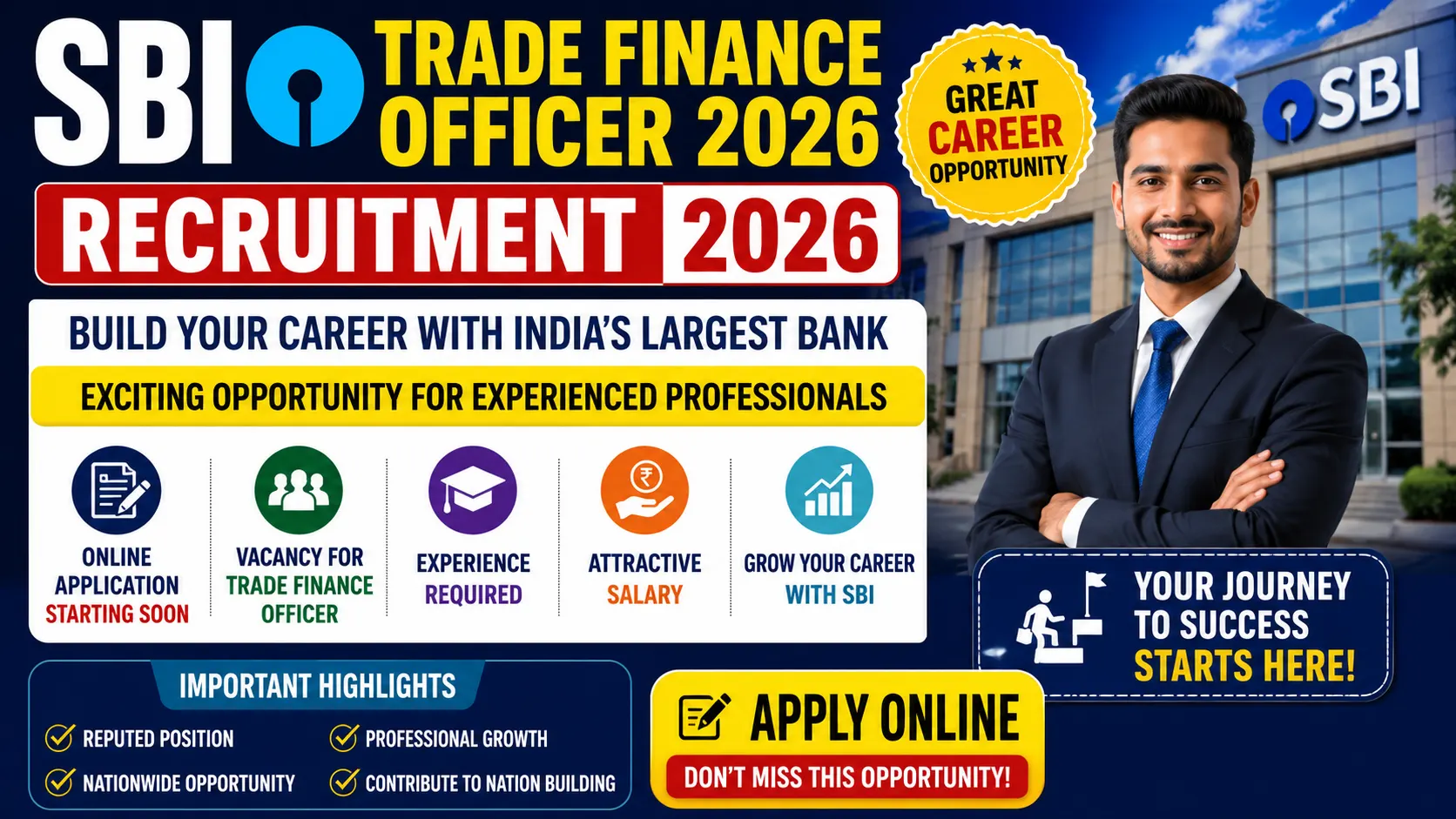 SBI Trade Finance Officer 2026
