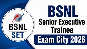 BSNL SET Exam City Slip 2026