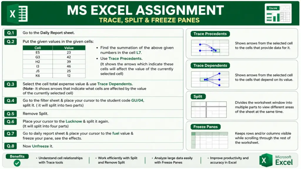 Excel Assignment Practice 13