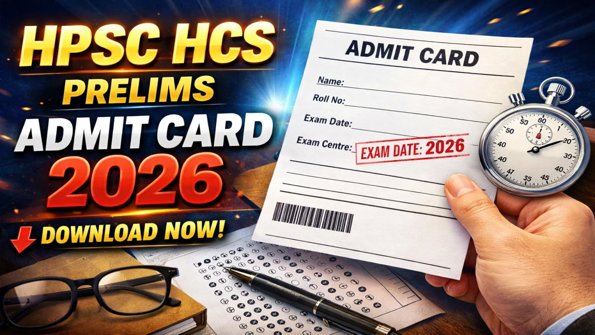 HPSC Civil Services HCS Mains Admit Card 2026