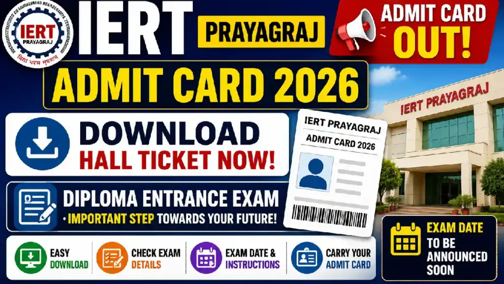 IERT Admit Card 2026