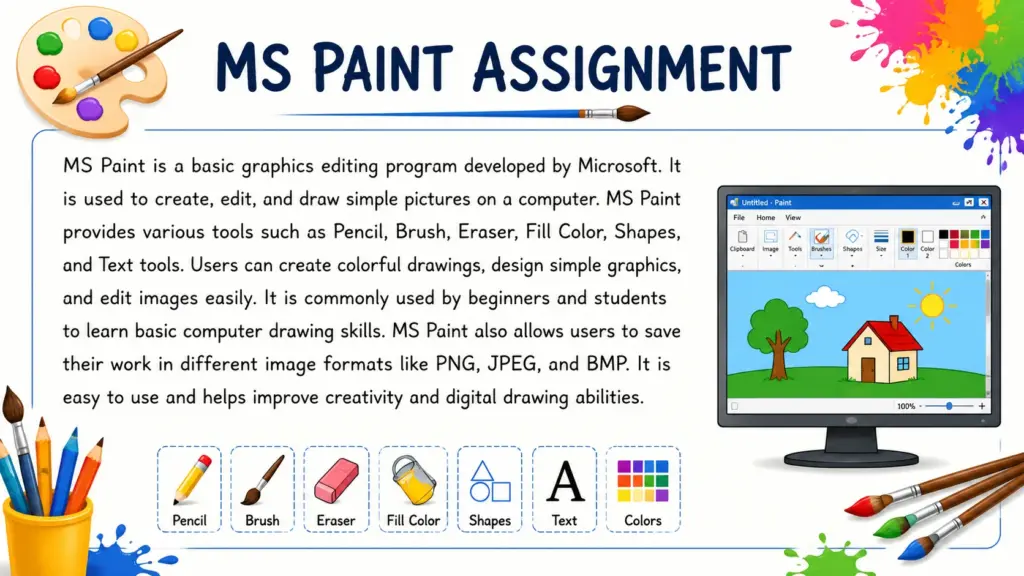 Ms Paint Assignment